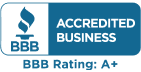 BBB Accredited Business — Rating: A+